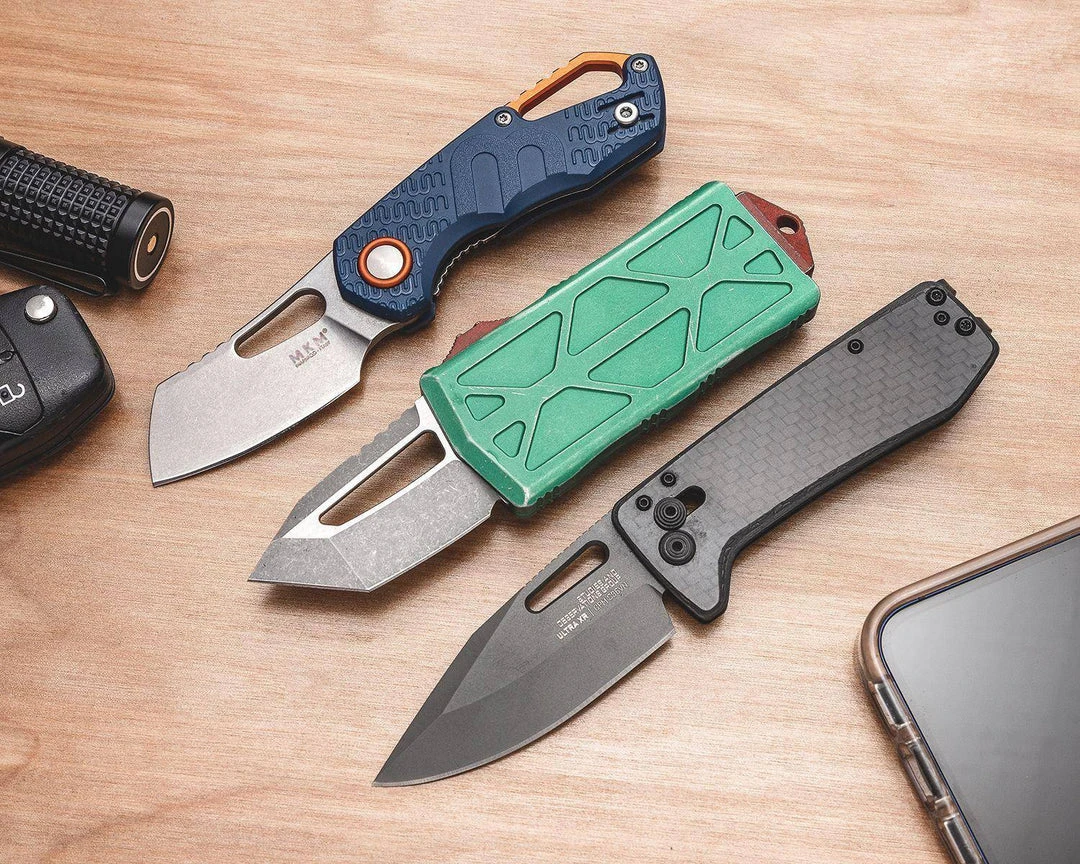 Microtech Exocet Bounty Hunter OTF AUTO Knife 1.98" Apocalyptic Tanto Blade, Green Apoc 8 Microtech Exocet Bounty Hunter OTF AUTO Knife 1.98" Apocalyptic Tanto Blade, Green Apoc