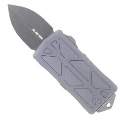 All Knife Brands Microtech Exocet - Grey Handle - Apocalyptic Blade 157-10APGY