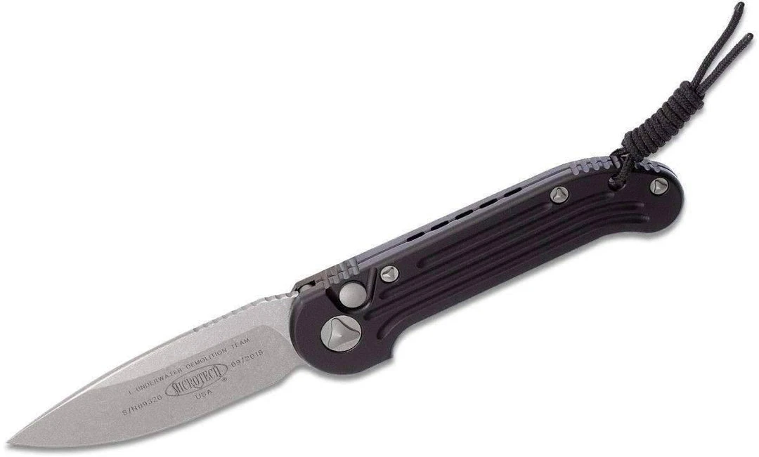 Microtech LUDT Auto Knife Black (3.4" Stonewash) 135-10 All Knife Brands 3 Microtech LUDT Auto Knife Black (3.4" Stonewash) 135-10 All Knife Brands