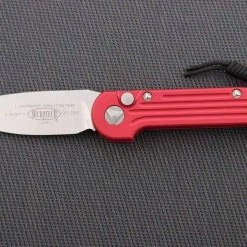 Microtech LUDT Automatic Knife Red (3.4" Black) 135-1RD All Knife Brands
