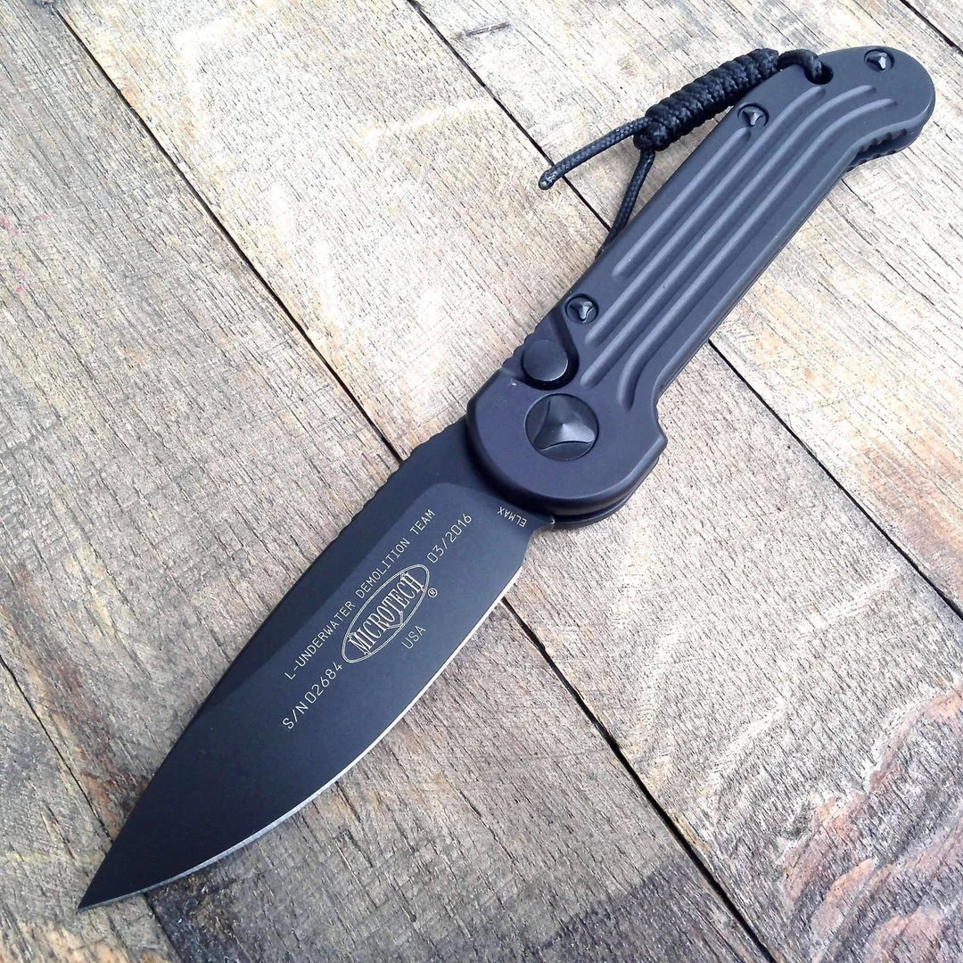 Microtech LUDT Tactical Auto Knife (3.4" Black) 135-1T 4 Microtech LUDT Tactical Auto Knife (3.4" Black) 135-1T