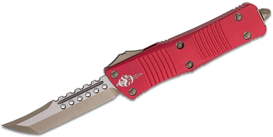 All Knife Brands Microtech Troodon Hellhound Tanto OTF Red 619-10MR 3 All Knife Brands Microtech Troodon Hellhound Tanto OTF Red 619-10MR