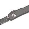 Microtech Ultratech Tactical Auto OTF 3.46" Fully Serrated Black Tanto Blade, 1 Microtech Ultratech Tactical Auto OTF 3.46" Fully Serrated Black Tanto Blade,