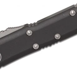 All Knife Brands Microtech UTX-85 233-10 Auto OTF 3" Stonewashed Tanto Plain Blade, Black Handles 9 All Knife Brands Microtech UTX-85 233-10 Auto OTF 3