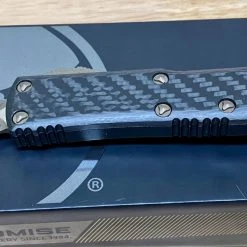 Microtech UTX-85 D/E SS Carbon Fiber Top Bronze Apocalyptic 232-13APCFS