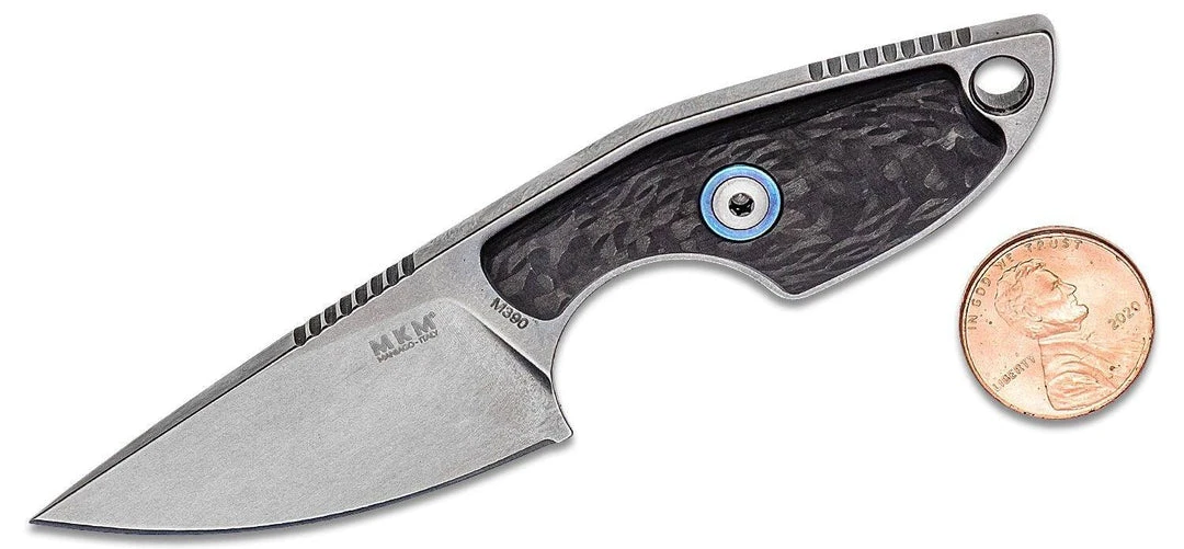 MANIAGO KNIFE MAKERS MKM Knives Jesper Voxnaes Mikro 1 Fixed Blade Neck Knife 1.97" All Fixed Blades 7 MANIAGO KNIFE MAKERS MKM Knives Jesper Voxnaes Mikro 1 Fixed Blade Neck Knife 1.97" All Fixed Blades