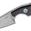 MANIAGO KNIFE MAKERS MKM Knives Jesper Voxnaes Mikro 2 Fixed Blade Neck Knife 1.97" M390, Carbon