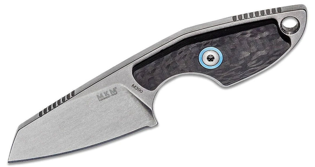 MANIAGO KNIFE MAKERS MKM Knives Jesper Voxnaes Mikro 2 Fixed Blade Neck Knife 1.97" M390, Carbon 3 MANIAGO KNIFE MAKERS MKM Knives Jesper Voxnaes Mikro 2 Fixed Blade Neck Knife 1.97" M390, Carbon
