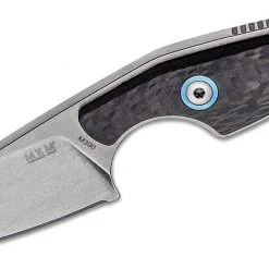 MANIAGO KNIFE MAKERS MKM Knives Jesper Voxnaes Mikro 2 Fixed Blade Neck Knife 1.97" M390, Carbon 11 MANIAGO KNIFE MAKERS MKM Knives Jesper Voxnaes Mikro 2 Fixed Blade Neck Knife 1.97