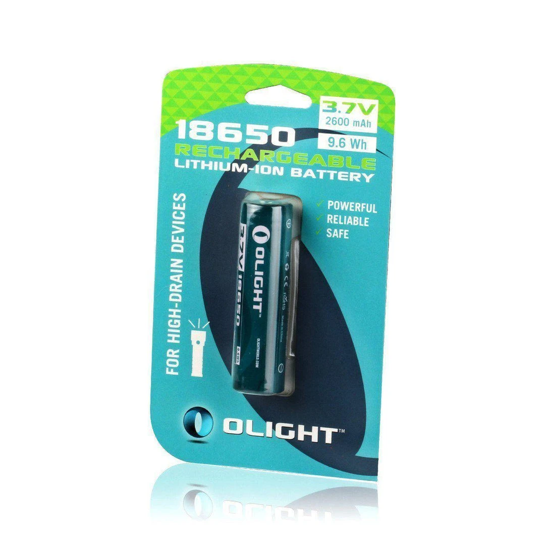 Olight 18650 Lithium-Ion Battery 2600mAh Flashlights & Lighting 5 Olight 18650 Lithium-Ion Battery 2600mAh Flashlights & Lighting