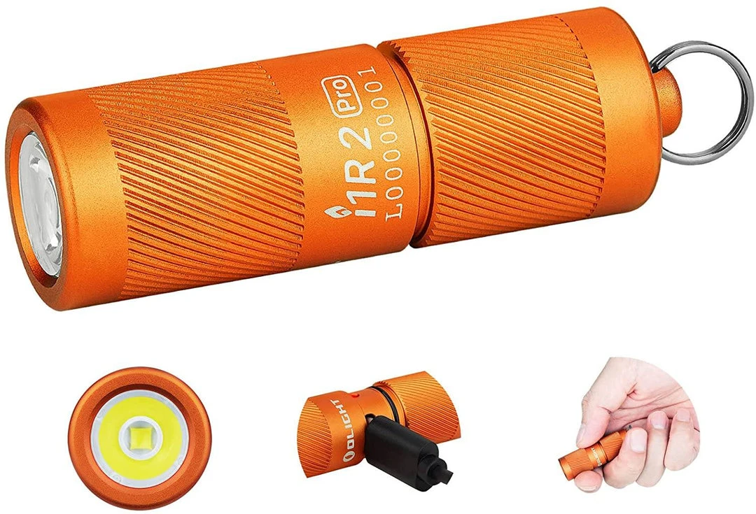 Olight I1R 2 Pro EOS Rechargeable Keychain Twist Flashlight (180 Lumens) Flashlights & Lighting 13 Olight I1R 2 Pro EOS Rechargeable Keychain Twist Flashlight (180 Lumens) Flashlights & Lighting