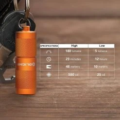 Olight I1R 2 Pro EOS Rechargeable Keychain Twist Flashlight (180 Lumens) Flashlights & Lighting 27 Olight I1R 2 Pro EOS Rechargeable Keychain Twist Flashlight (180 Lumens) Flashlights & Lighting