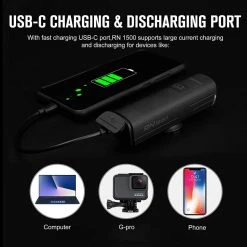 Olight RN 1500 Bike Light (1,500 Lumen) Flashlights & Lighting