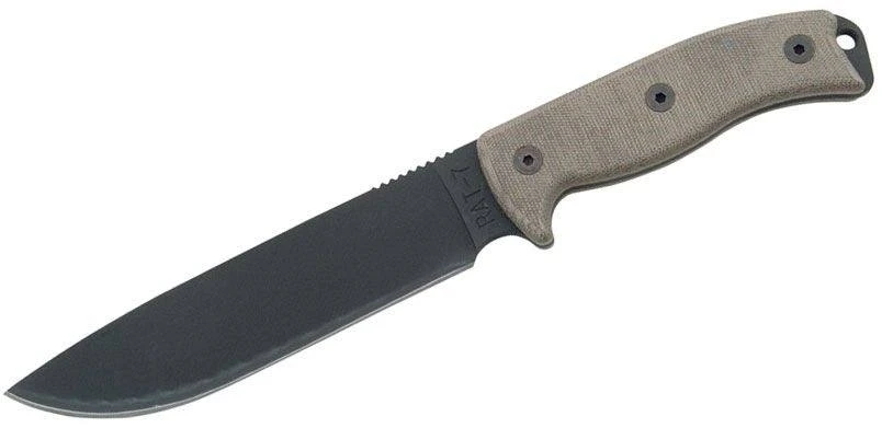 Ontario Knives Ontario RAT-7 Survival Knife 7" Plain Blade, Micarta Handles, Nylon Sheath - 8668 3 Ontario Knives Ontario RAT-7 Survival Knife 7" Plain Blade, Micarta Handles, Nylon Sheath - 8668