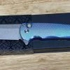 PROTECH KNIVES Pro-Tech Malibu 5241 Blue Titanium Custom Reverse Tanto Flipper 1 PROTECH KNIVES Pro-Tech Malibu 5241 Blue Titanium Custom Reverse Tanto Flipper