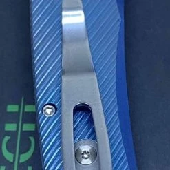 PROTECH KNIVES Pro-Tech Malibu 5241 Blue Titanium Custom Reverse Tanto Flipper 16 PROTECH KNIVES Pro-Tech Malibu 5241 Blue Titanium Custom Reverse Tanto Flipper