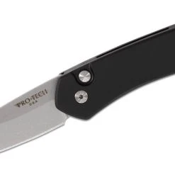 PROTECH KNIVES ProTech Newport Auto Knife Black (3" Stonewash) 3405 All Knife Brands