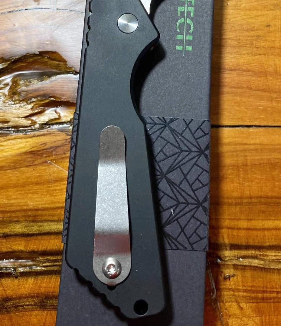 PROTECH KNIVES Protech Strider Custom SnG Auto Micarta Handle (Rare) 8 PROTECH KNIVES Protech Strider Custom SnG Auto Micarta Handle (Rare)