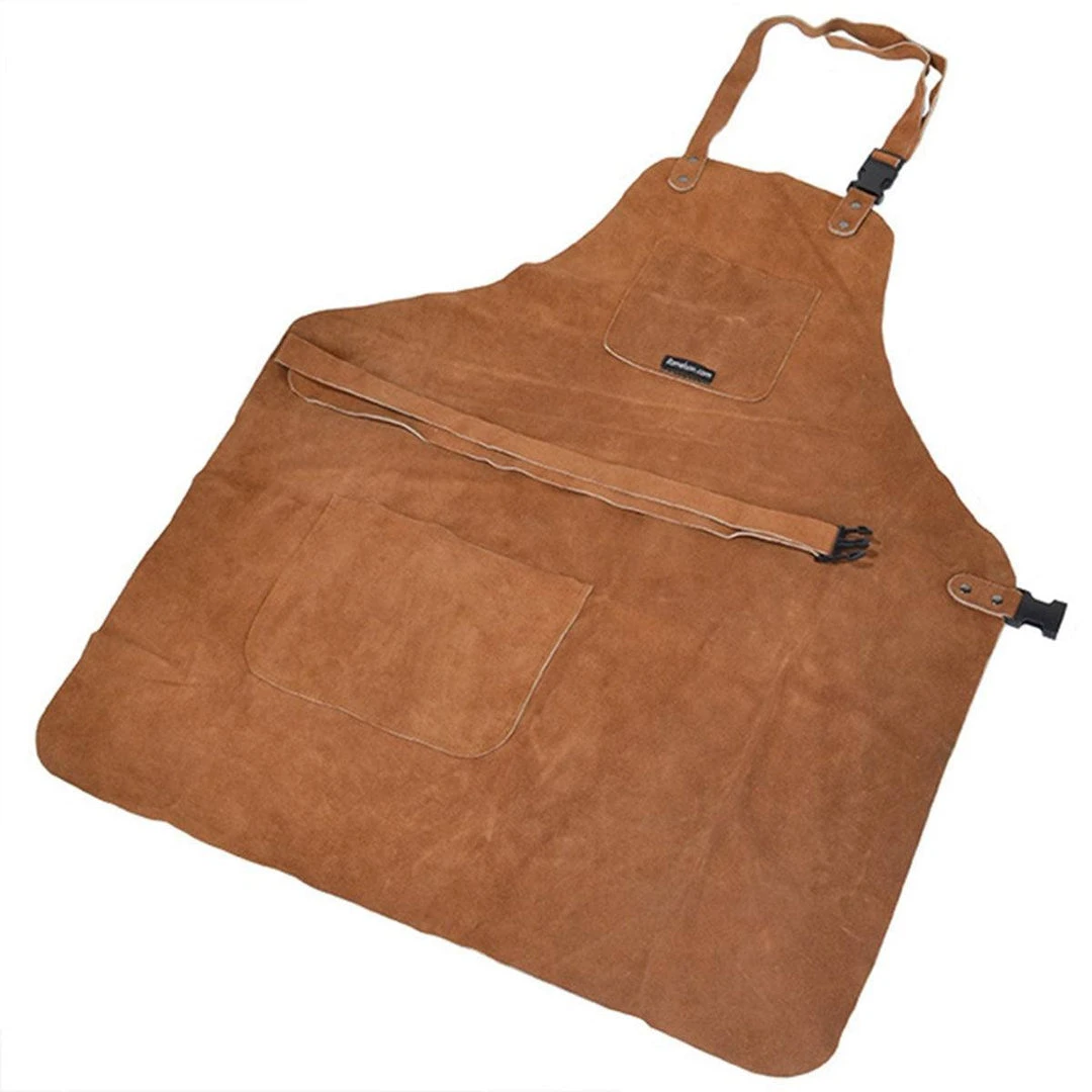 U.J. Ramelson Ramelson Suede/Leather 3 Pocket Blacksmith Woodcarvers Apron 3 U.J. Ramelson Ramelson Suede/Leather 3 Pocket Blacksmith Woodcarvers Apron
