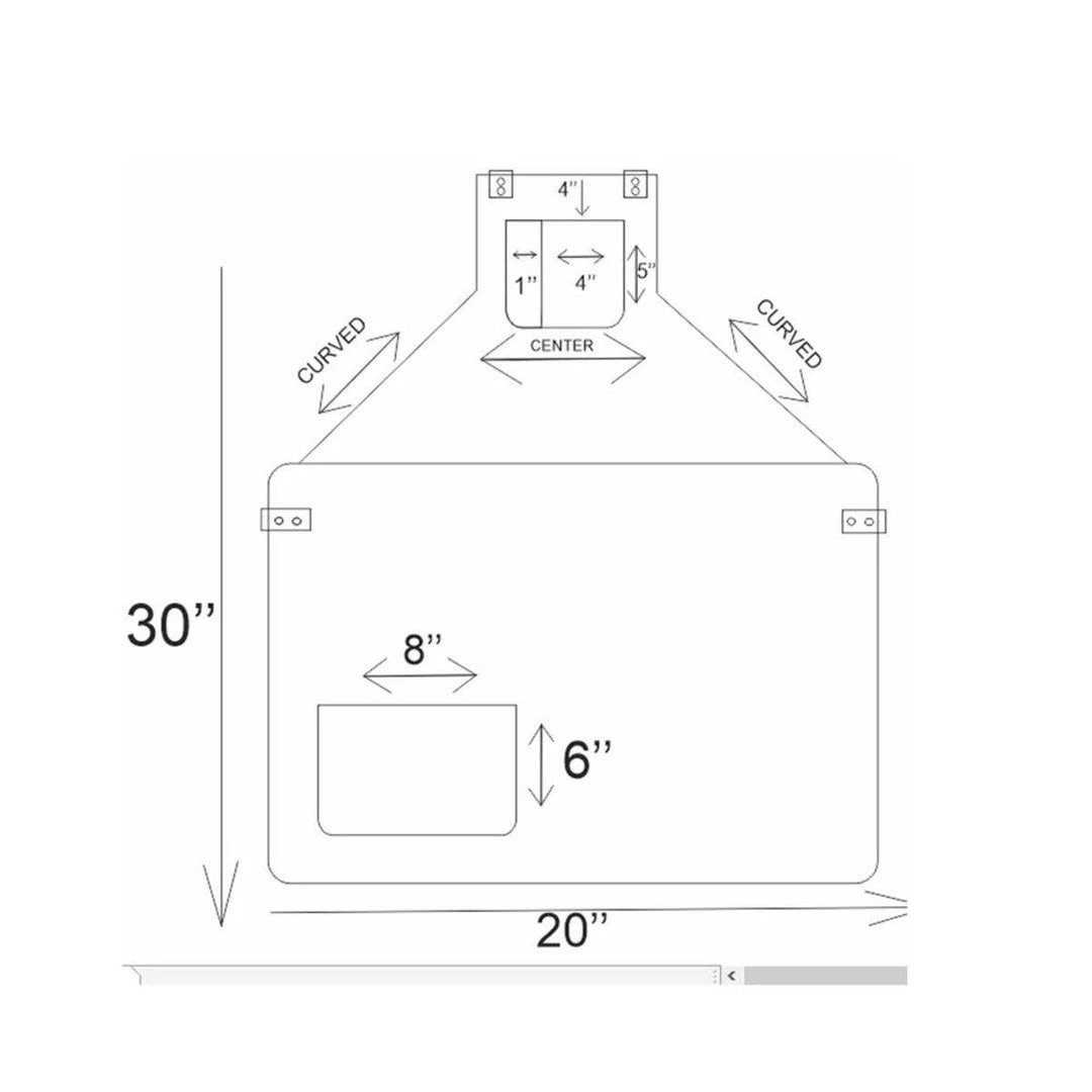U.J. Ramelson Ramelson Suede/Leather 3 Pocket Blacksmith Woodcarvers Apron 5 U.J. Ramelson Ramelson Suede/Leather 3 Pocket Blacksmith Woodcarvers Apron