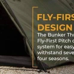 Snugpak Bunker 3 Person Tent / Tactical Shelter (Olive) Tents & Shelters 10 Snugpak Bunker 3 Person Tent / Tactical Shelter (Olive) Tents & Shelters