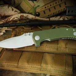 SPARTAN BLADES Spartan Field Grade Les George Astor SFBL8CR Folding Knife 3.625" CTS-XHP OD 12 SPARTAN BLADES Spartan Field Grade Les George Astor SFBL8CR Folding Knife 3.625