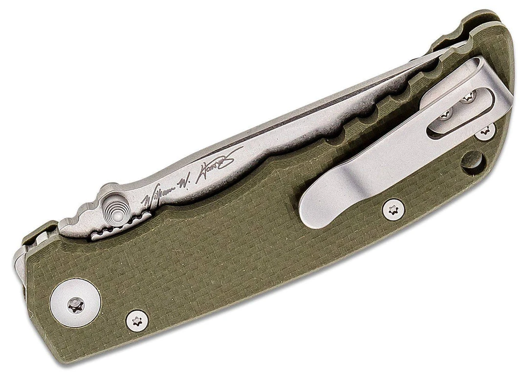 SPARTAN BLADES Spartan SFBL7GR Field Grade Harsey Talos Folding Knife 3.125" CTS-XHP 4 SPARTAN BLADES Spartan SFBL7GR Field Grade Harsey Talos Folding Knife 3.125" CTS-XHP