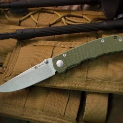 SPARTAN BLADES Spartan SFBL7GR Field Grade Harsey Talos Folding Knife 3.125" CTS-XHP 14 SPARTAN BLADES Spartan SFBL7GR Field Grade Harsey Talos Folding Knife 3.125