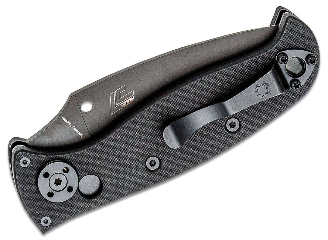 Spyderco Knives Spyderco Autonomy 2 C165GPBBK2 Auto Folding Knife LC200N Black DLC Blade 5 Spyderco Knives Spyderco Autonomy 2 C165GPBBK2 Auto Folding Knife LC200N Black DLC Blade
