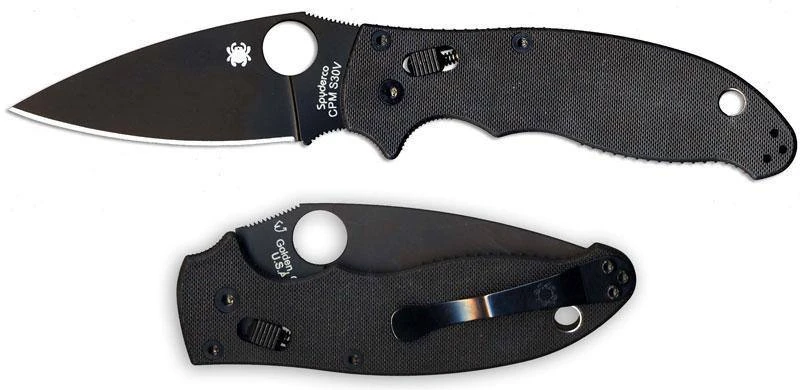 Spyderco C101GPBBK2 Manix 2 Knife Tactical (3.375" Black) Spyderco Knives 4 Spyderco C101GPBBK2 Manix 2 Knife Tactical (3.375" Black) Spyderco Knives