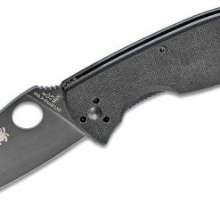 Spyderco C122GBBKP Tenacious Folding Knife 3.38" Black Spyderco Knives