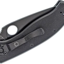 Spyderco C122GBBKP Tenacious Folding Knife 3.38" Black Spyderco Knives