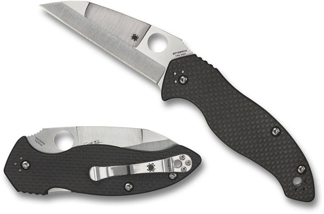 Spyderco C248CFP Kelly McCann Canis Folding Knife 3.36" S30V 8 Spyderco C248CFP Kelly McCann Canis Folding Knife 3.36" S30V