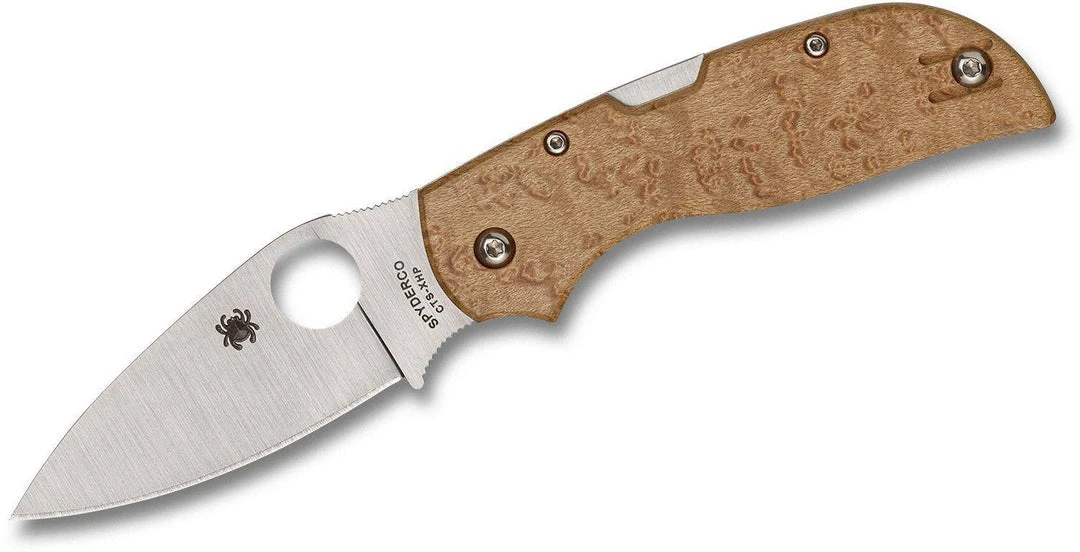 Spyderco Chapparal Birdseye Maple Knife (CTS-XHP) C152WDP 3 Spyderco Chapparal Birdseye Maple Knife (CTS-XHP) C152WDP