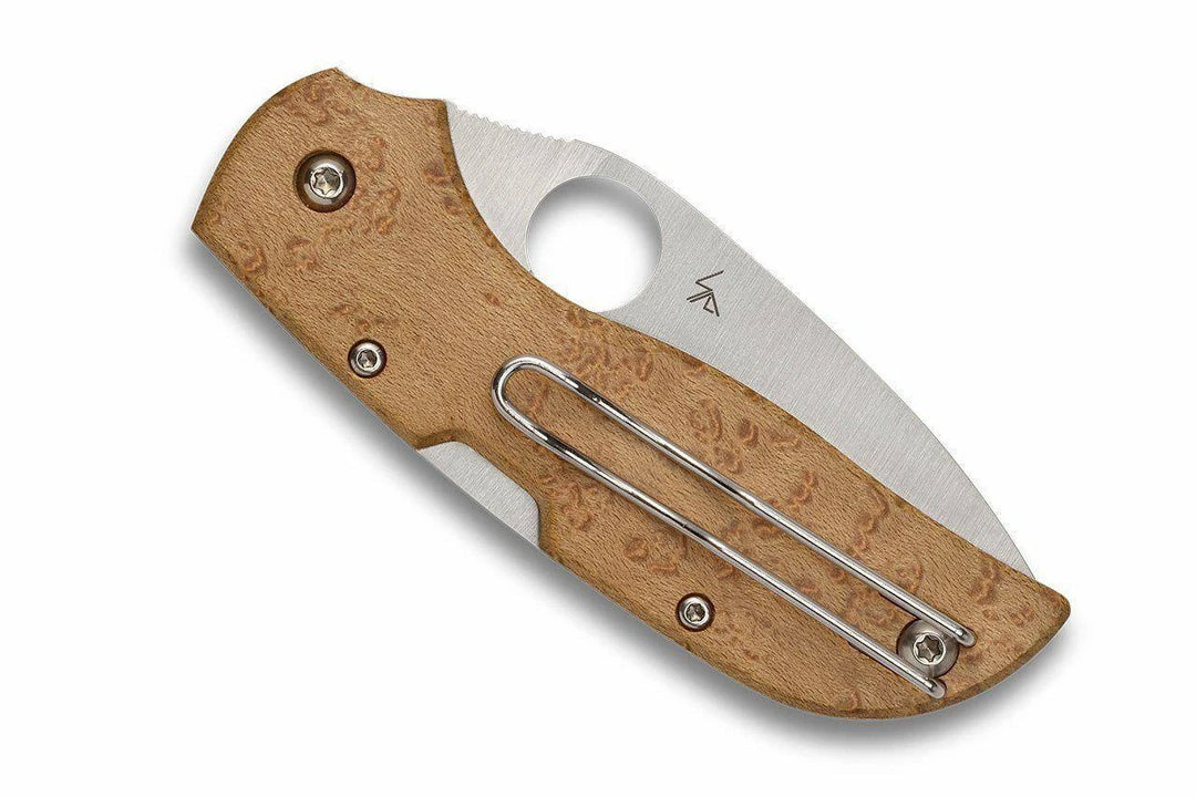 Spyderco Chapparal Birdseye Maple Knife (CTS-XHP) C152WDP 5 Spyderco Chapparal Birdseye Maple Knife (CTS-XHP) C152WDP