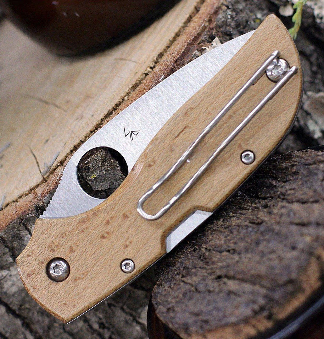 Spyderco Chapparal Birdseye Maple Knife (CTS-XHP) C152WDP 6 Spyderco Chapparal Birdseye Maple Knife (CTS-XHP) C152WDP