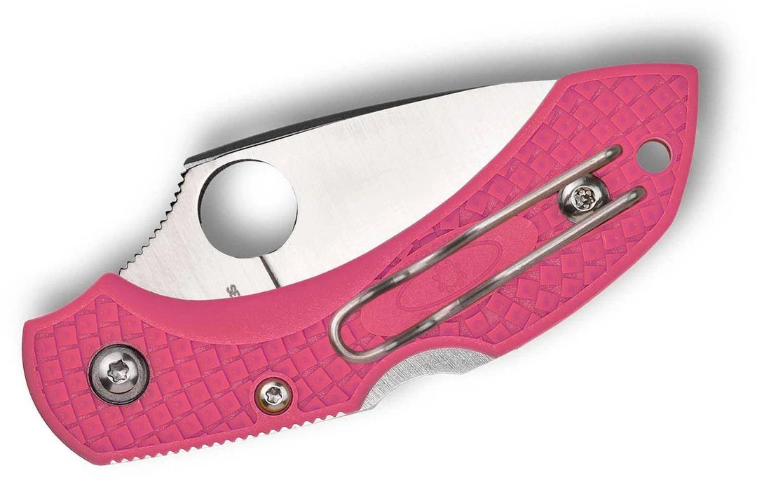 Spyderco Dragonfly 2 Pink Heals Lightweight Knife Pink (2.3" Satin) 4 Spyderco Dragonfly 2 Pink Heals Lightweight Knife Pink (2.3" Satin)