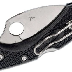 Spyderco Dragonfly 2 Wharncliffe Knife 2.28" Satin Plain Blade, Black Handles 8 Spyderco Dragonfly 2 Wharncliffe Knife 2.28