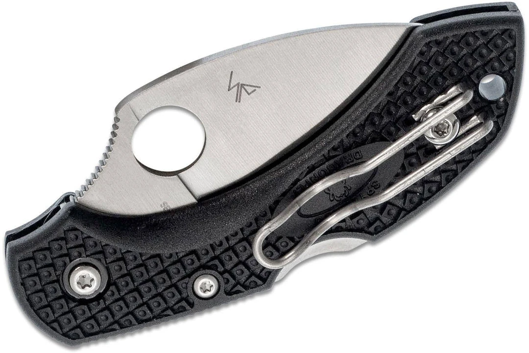 Spyderco Dragonfly 2 Wharncliffe Knife 2.28" Satin Plain Blade, Black Handles 5 Spyderco Dragonfly 2 Wharncliffe Knife 2.28" Satin Plain Blade, Black Handles