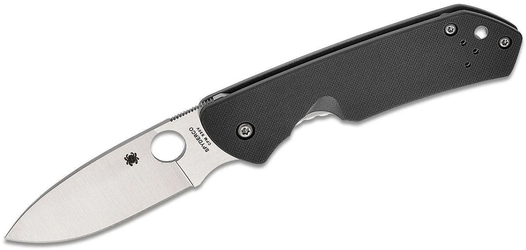 Spyderco Jerry Brouwer Knife 2.77" S30V Satin Blade G10 - Ti Handles 3 Spyderco Jerry Brouwer Knife 2.77" S30V Satin Blade G10 - Ti Handles