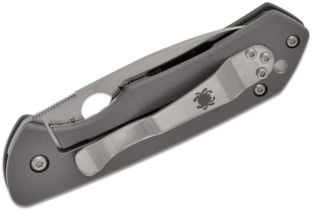 Spyderco Jerry Brouwer Knife 2.77" S30V Satin Blade G10 - Ti Handles 6 Spyderco Jerry Brouwer Knife 2.77" S30V Satin Blade G10 - Ti Handles