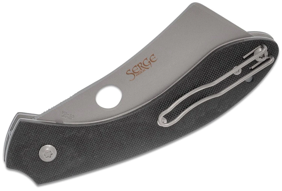 Spyderco Roc Folding 3.07" VG10 Bead Blast Cleaver Blade (C177GP) Spyderco Knives 6 Spyderco Roc Folding 3.07" VG10 Bead Blast Cleaver Blade (C177GP) Spyderco Knives