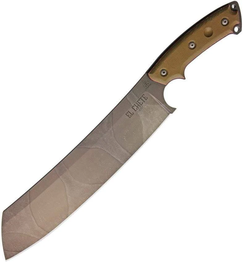 TOPS Knives El Chete With Camo Finish Blade 3 TOPS Knives El Chete With Camo Finish Blade
