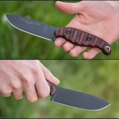 TOPS KNIVES TOPS Viper Scout Fixed Knife USA (Red Handles)